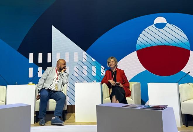 Главный редактор СМИ «Экология России» Ольга Стрелкова выступила экспертом ПМЭФ-2025