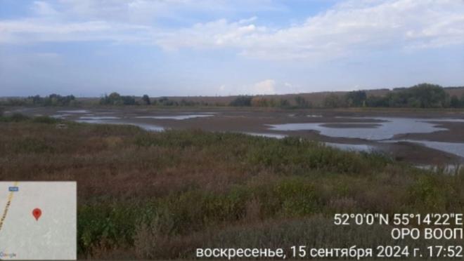 Жители в Оренбургской области пожаловались, что их лишили реки, а птиц и животных – воды 