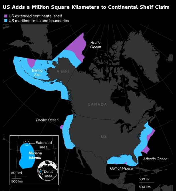 США претендуют на ресурсы морского дна Арктики и Берингова моря