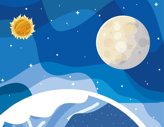 Лунные пушки будут бороться с изменением климата